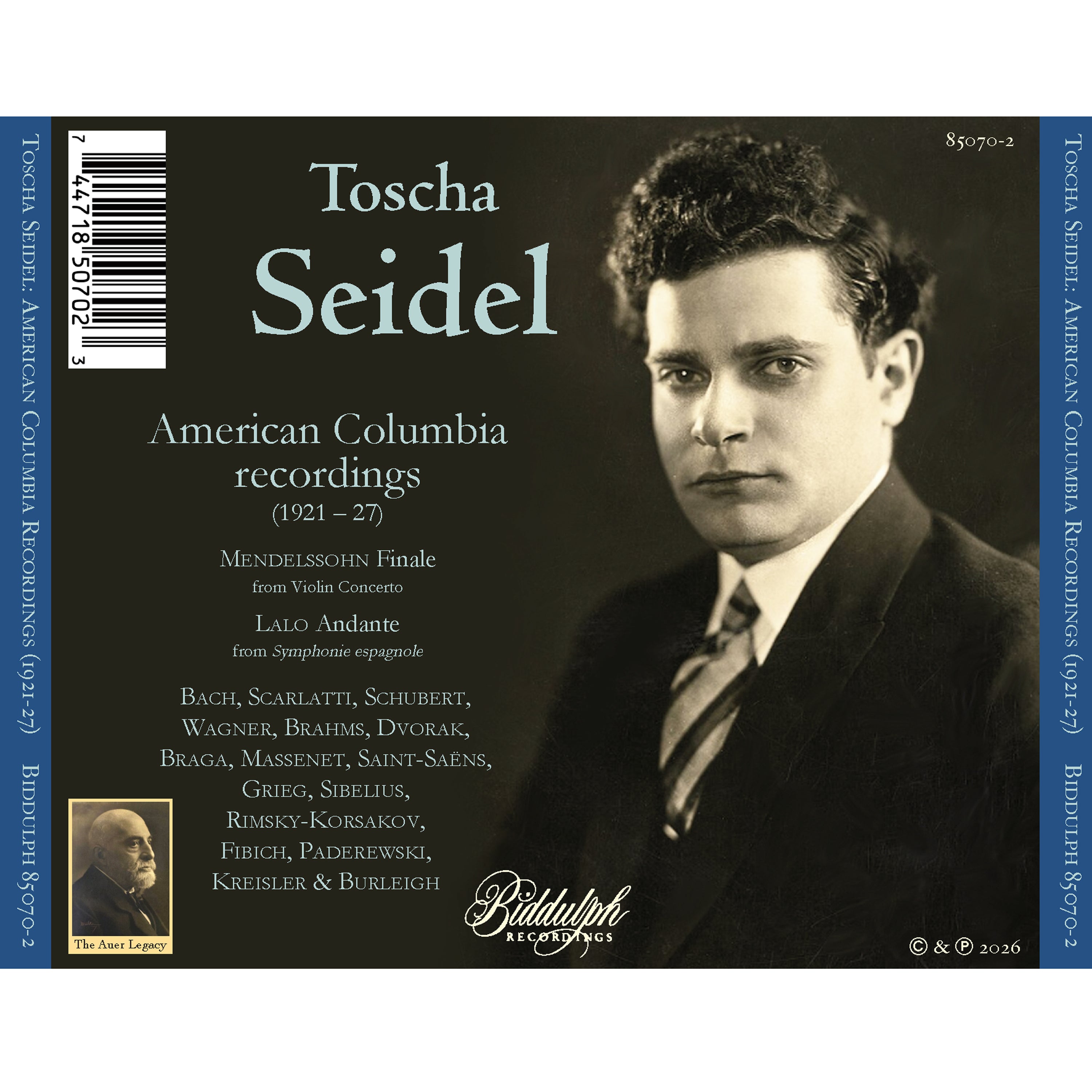 Toscha Seidel: American Columbia Recordings (1921-27)