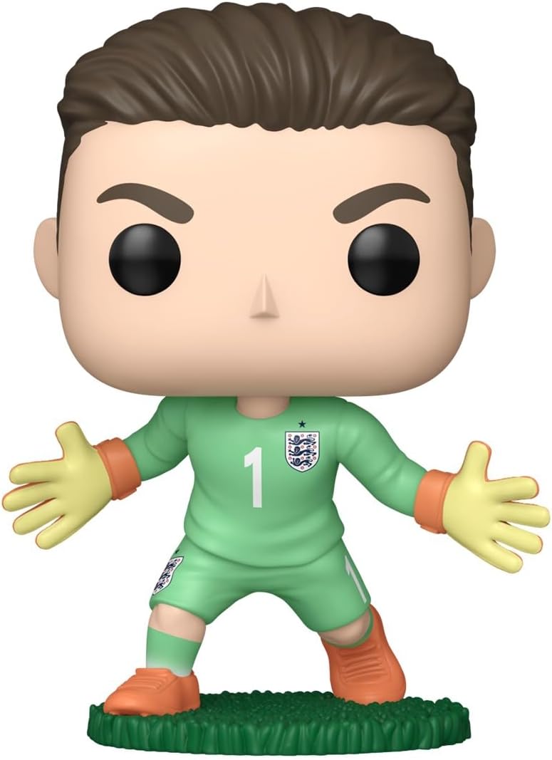 Funko POP! Football: England - Jordan Pickford - Figura in vinile da collezione - Idea regalo - Prodotto ufficiale - Giocattoli per bambini e adulti - Modello di figura per collezionisti