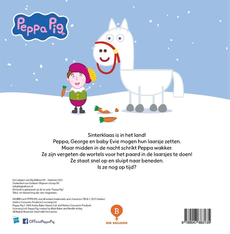 Peppa en de brief van Sinterklaas