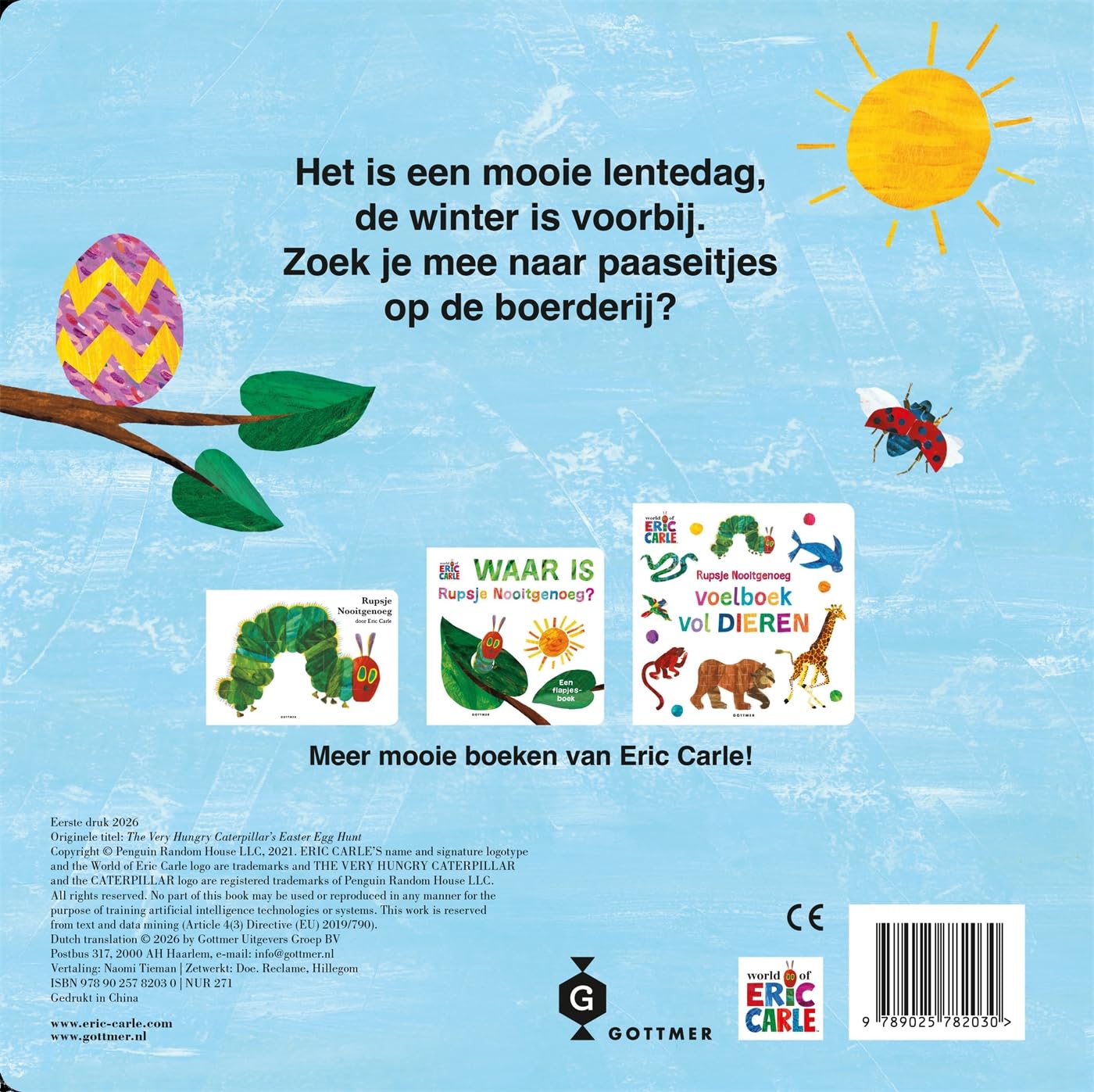 Vrolijk Pasen, Rupsje Nooitgenoeg: Een flapjesboek