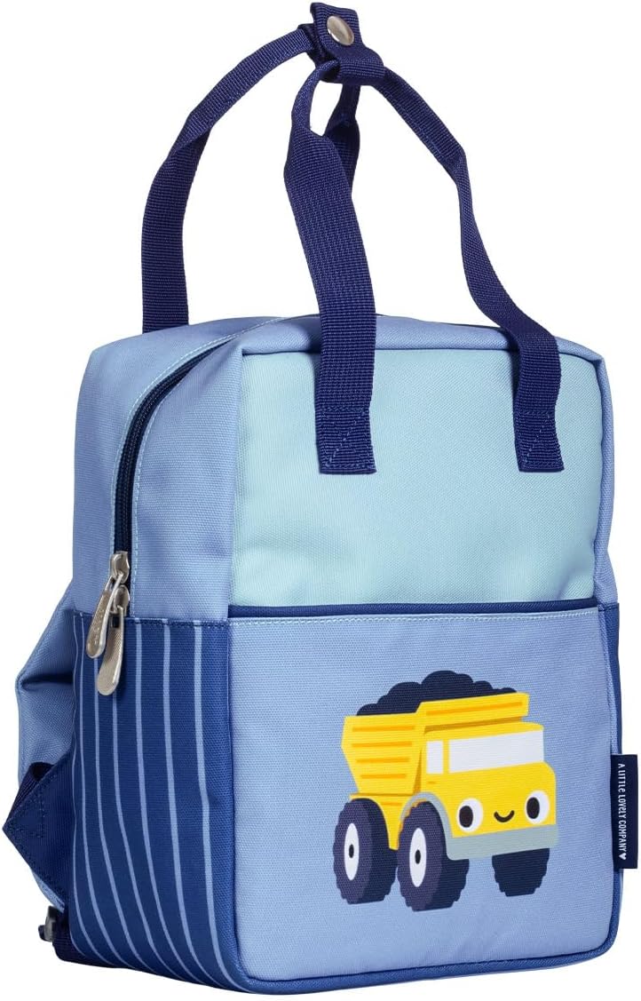 A Little Lovely Company - Little Square Backpack - Dump Truck - Toddler