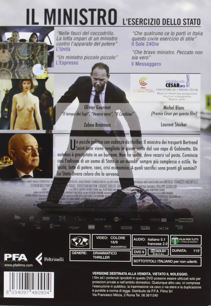 il ministro - l'esercizio dello stato dvd Italian Import