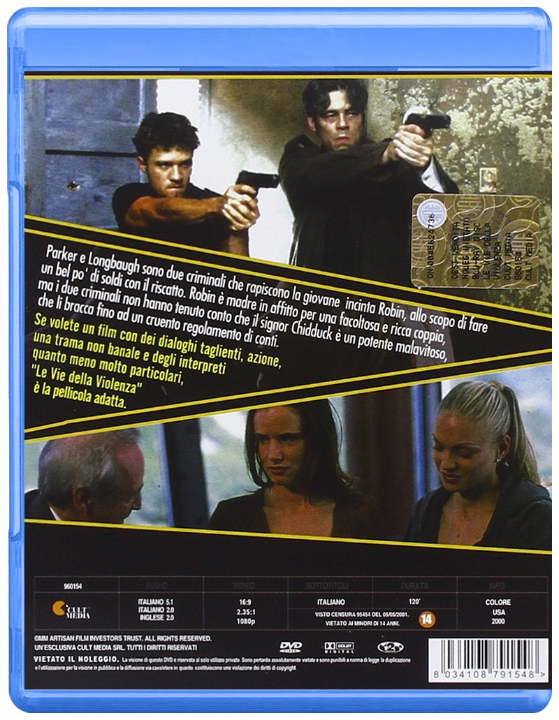 le vie della violenza blu_ray Italian Import