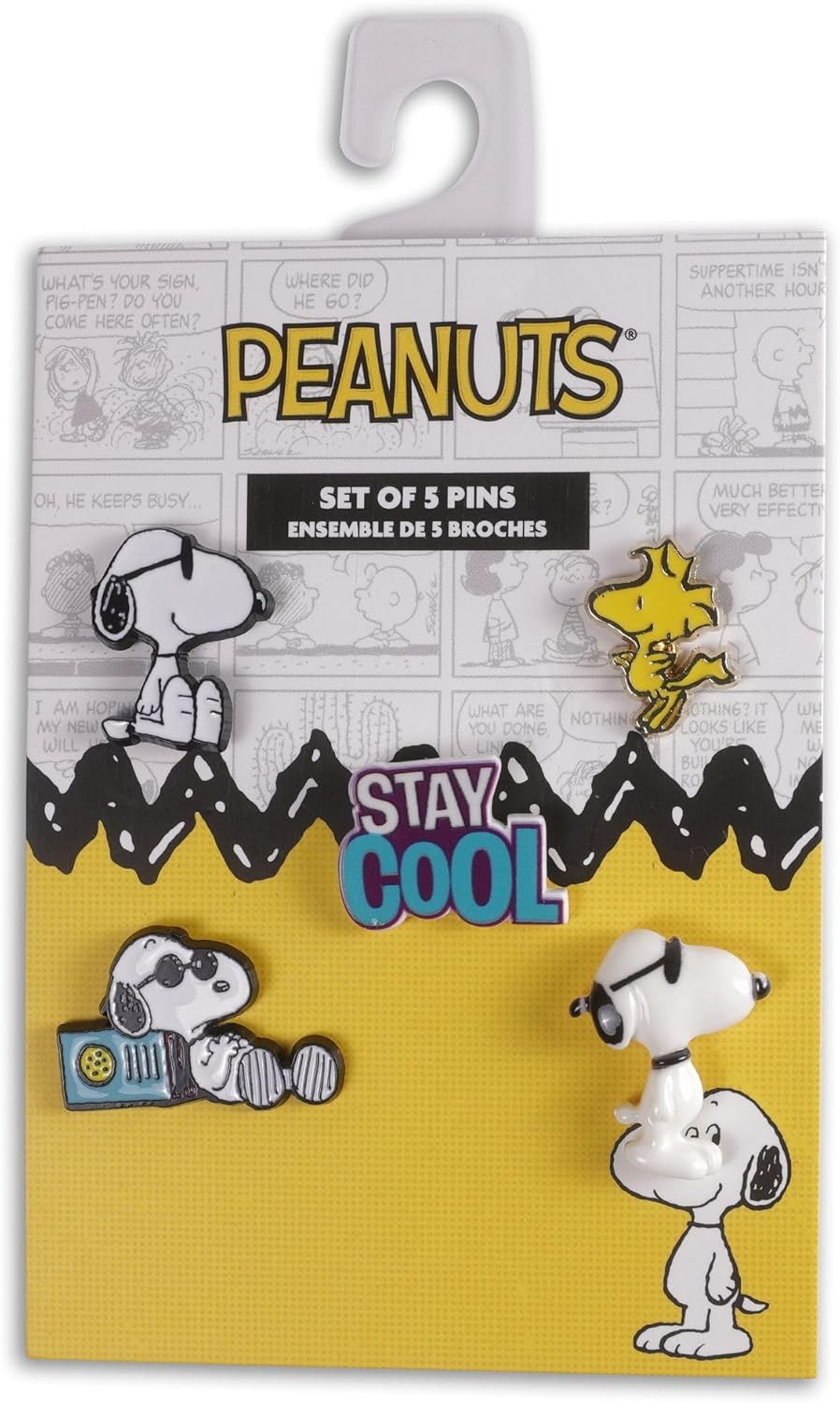 Peanuts Snoopy - Stay Cool None Pin multicolor Fan-Merch, TV-Serien, Zeichentrick