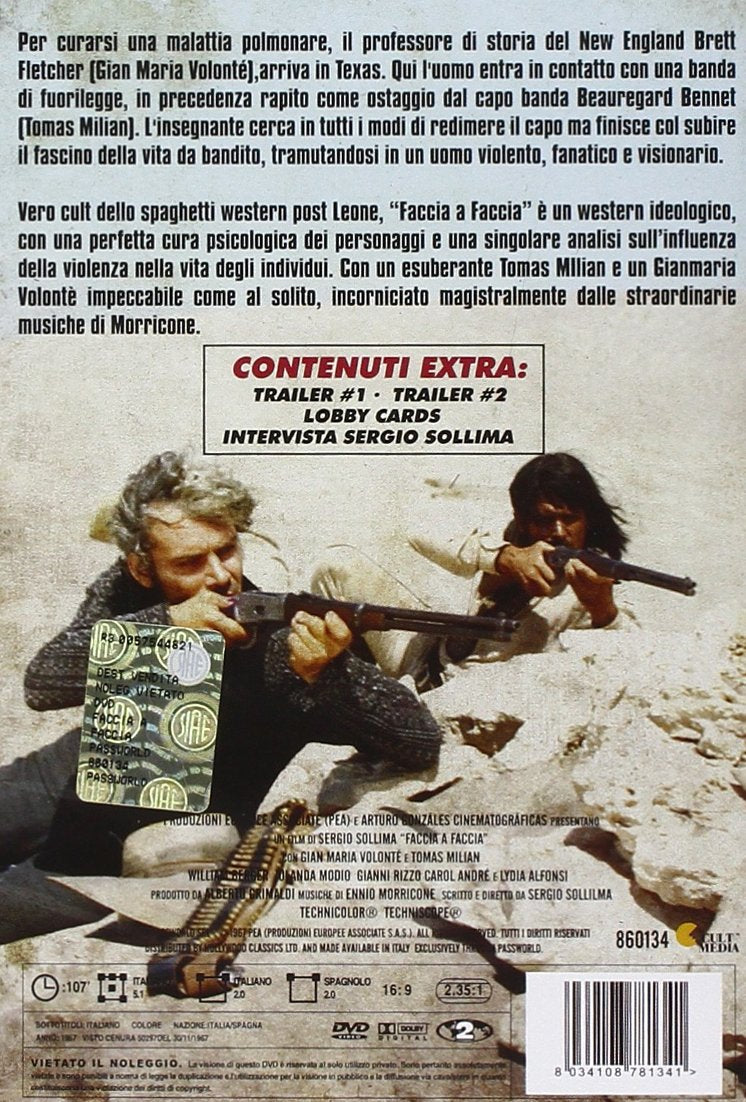 faccia a faccia dvd Italian Import