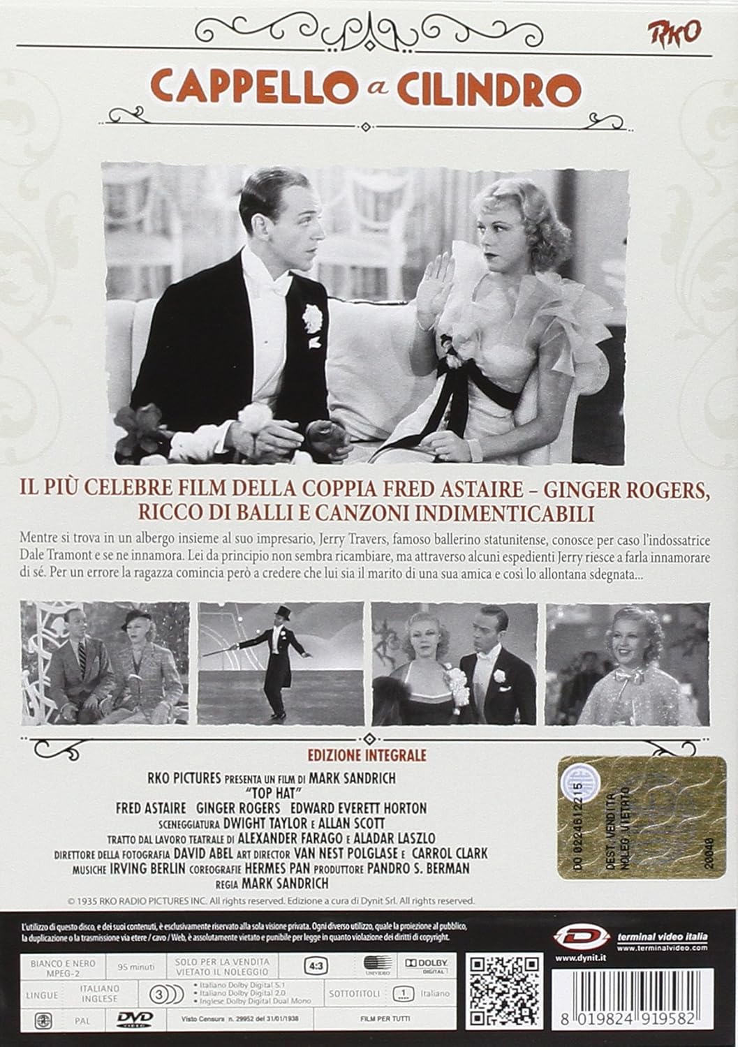 cappello a cilindro DVD Italian Import