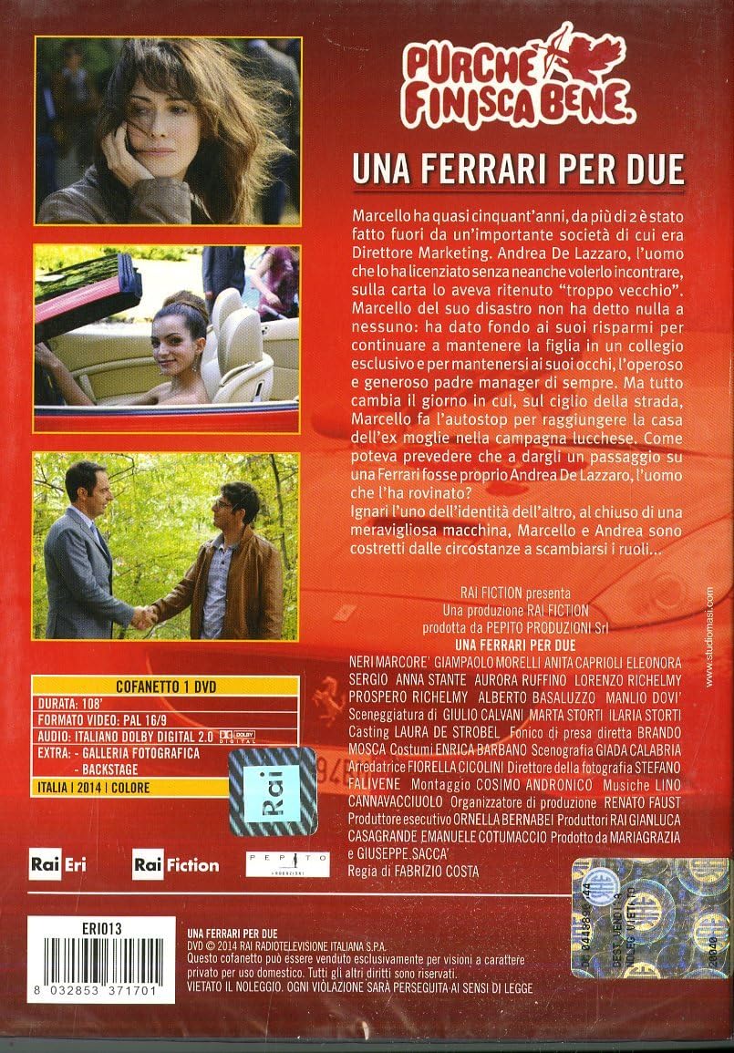 una ferrari per due dvd Italian Import
