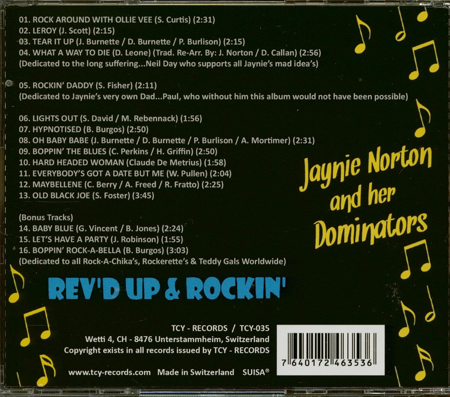 Jaynie Norton & Her Dominators - Rev`d Up And Rockin` (CD)