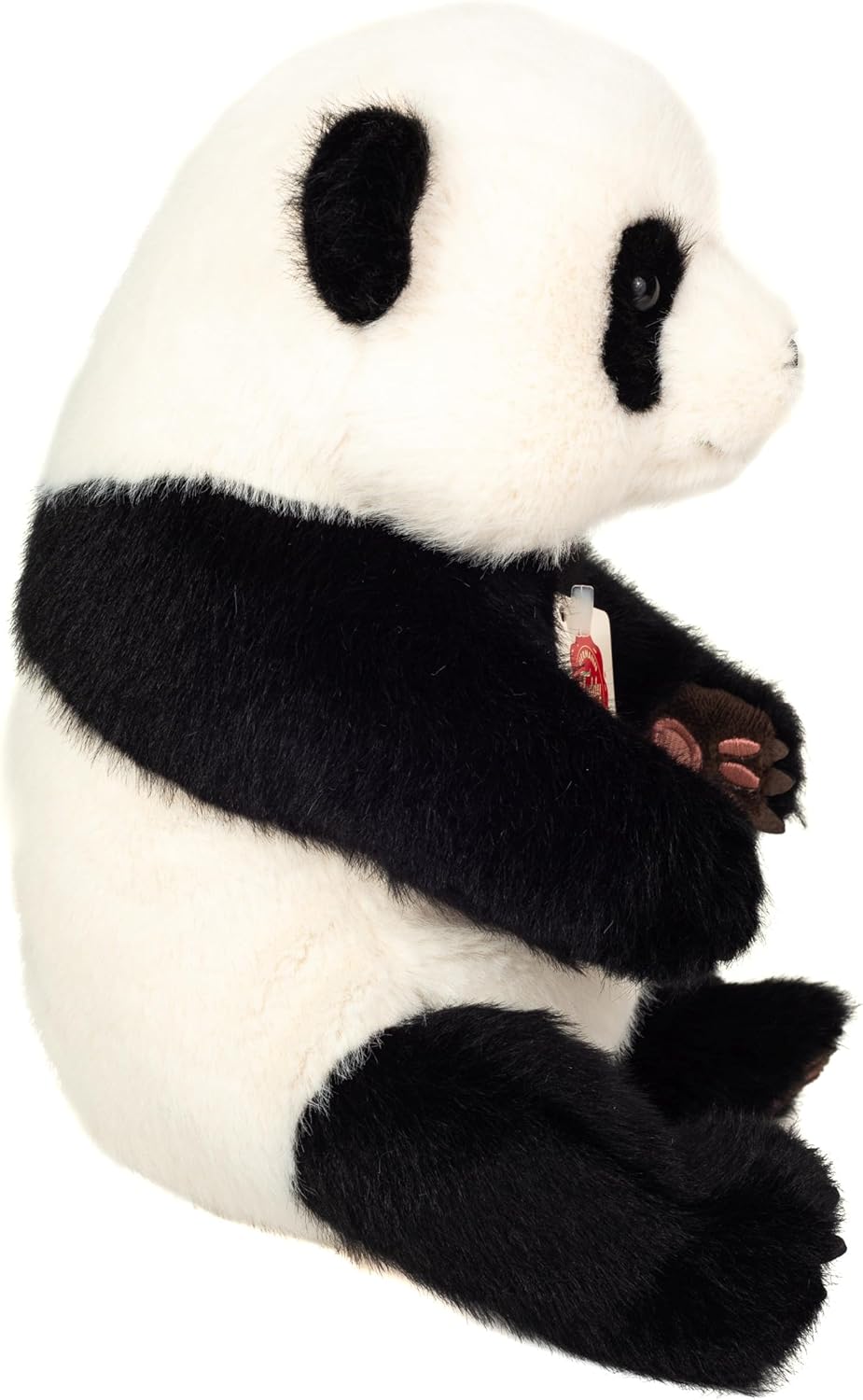 Teddy Hermann 92447 Panda zittend 28 cm, knuffeldier, pluche dier