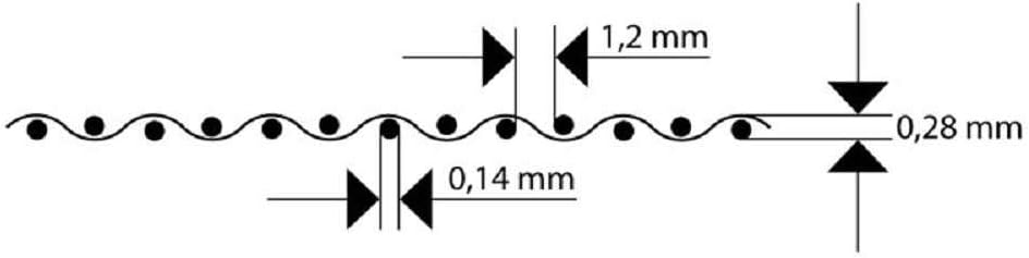 PVC GRID STRAIGHT 0,32MM