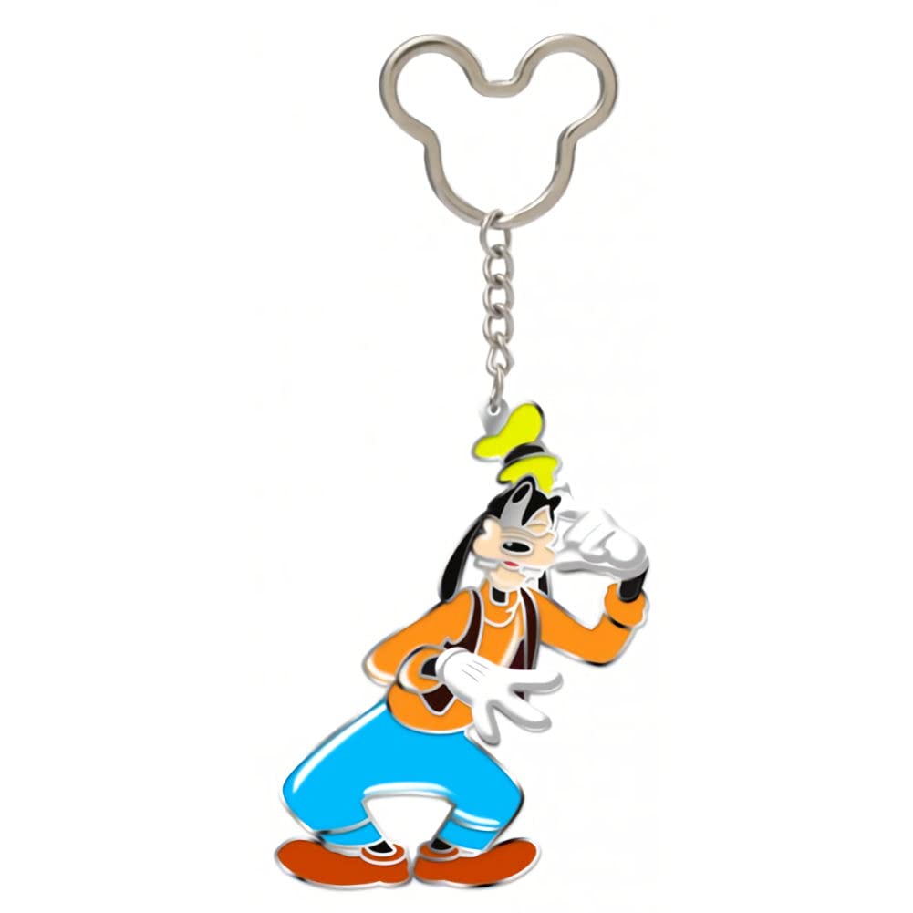 MONOGRAM International Pewter Key Ring, Coloured Goofy, Multi, One size