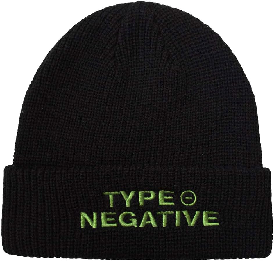 Rock Off officially licensed products Type O Negative Text Band Logo Beanie Hat Size One Size Black