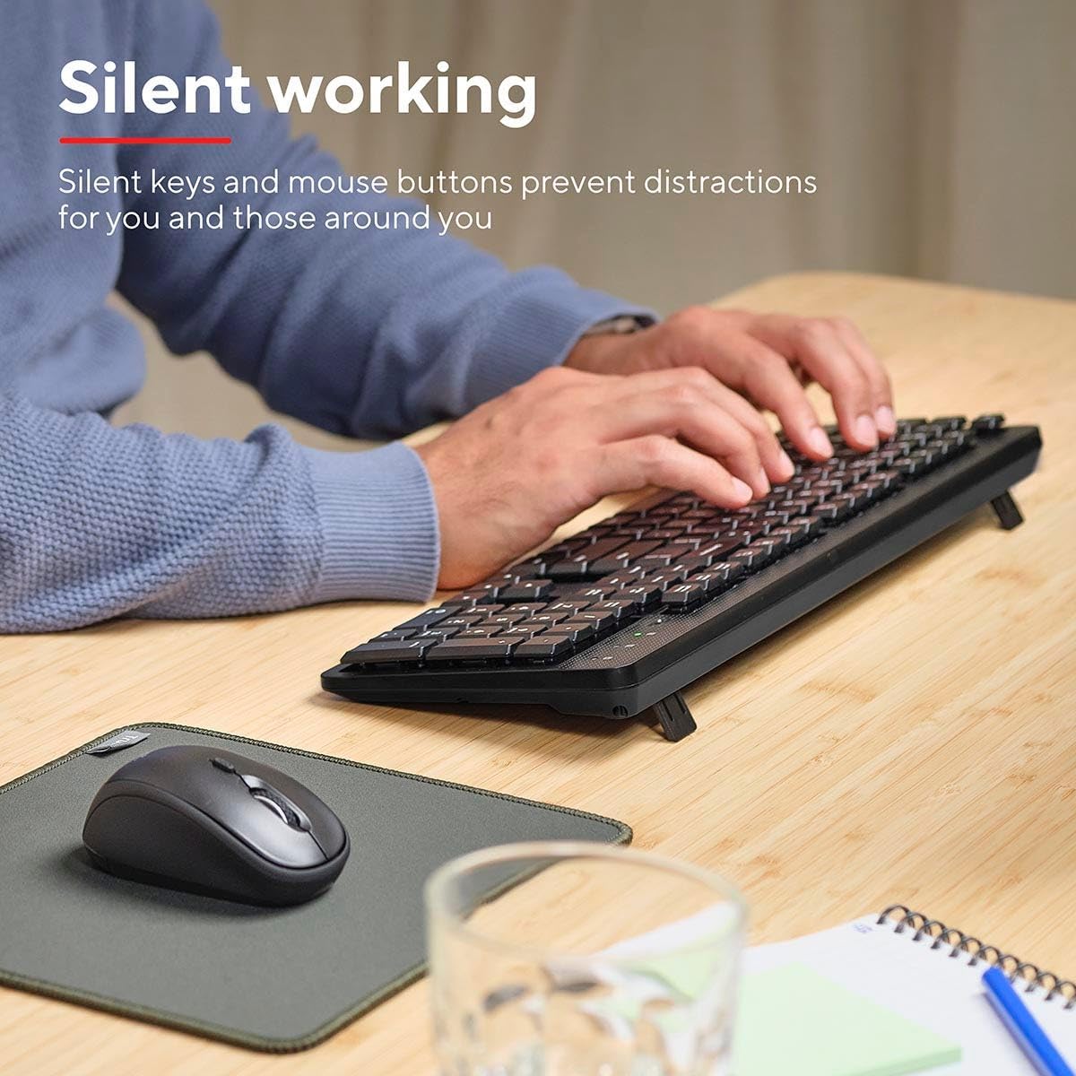 Trust Ody II keyboard Mouse included RF Wireless QWERTY