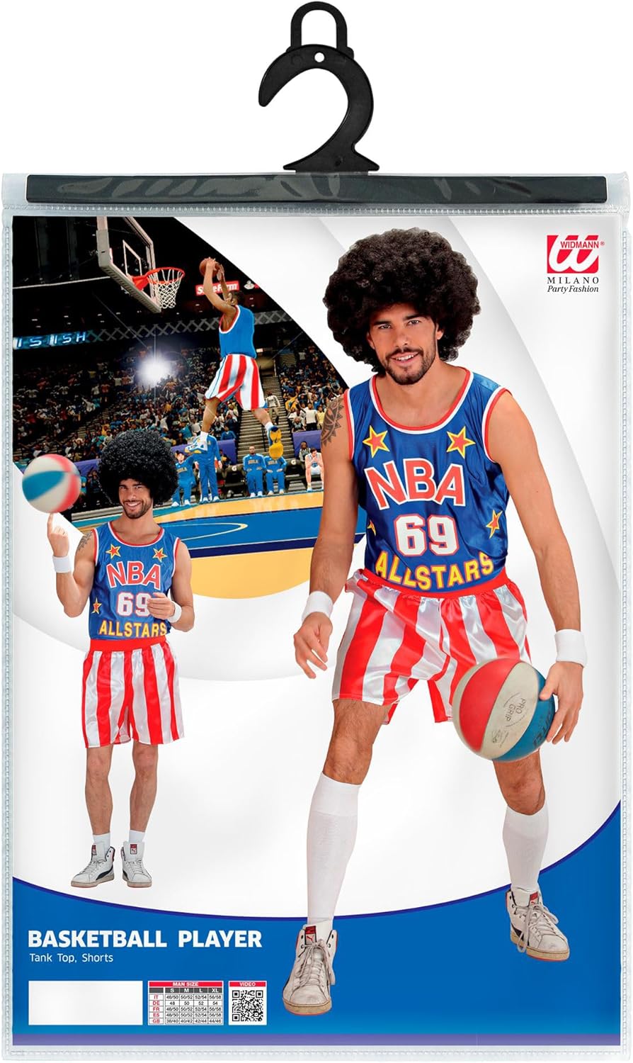 Widmann W MILANO Party Fashion - Basketball Player, Sportsman, Fancy Dress Costumes