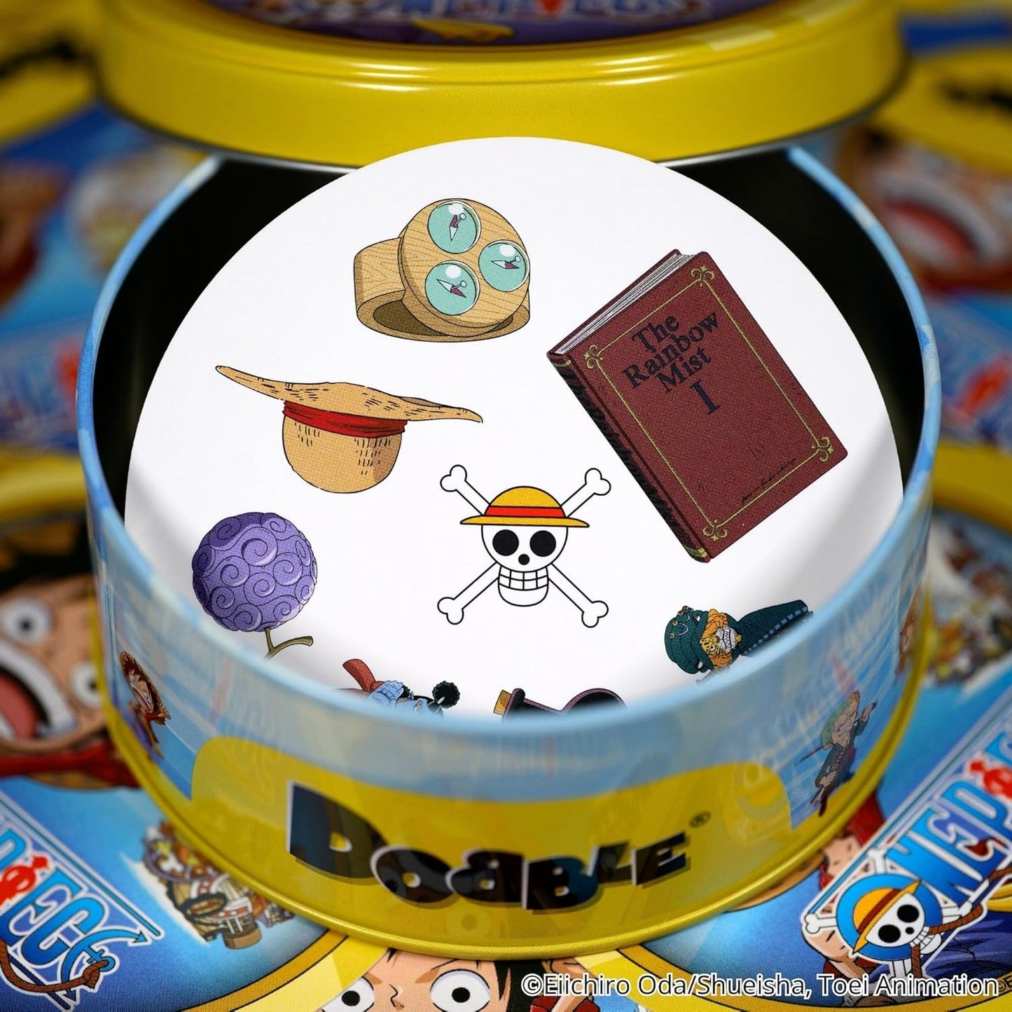 Asmodee | Dobble One Piece | Family Quick Reaction Card Game | Ages 6+ | 2-8 Players | 15 Minutes Playing Time