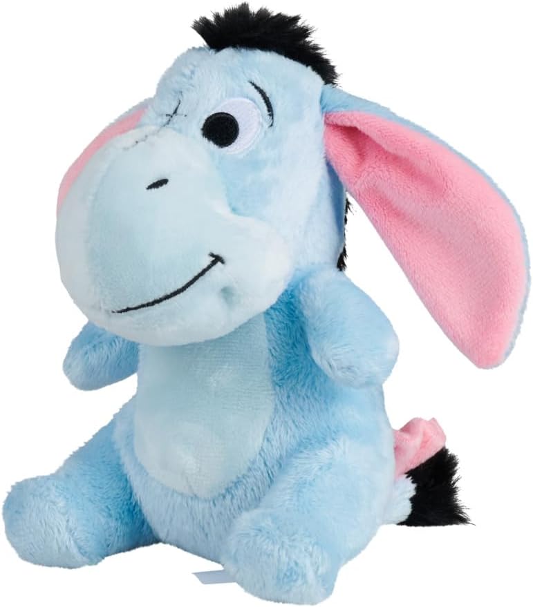 Disney I-Aah Mini peluche 15 cm – Peluche asino da collezione e giocare, tessuto morbido, carattere ricco di dettagli, articolo per fan per bambini e fan della Disney