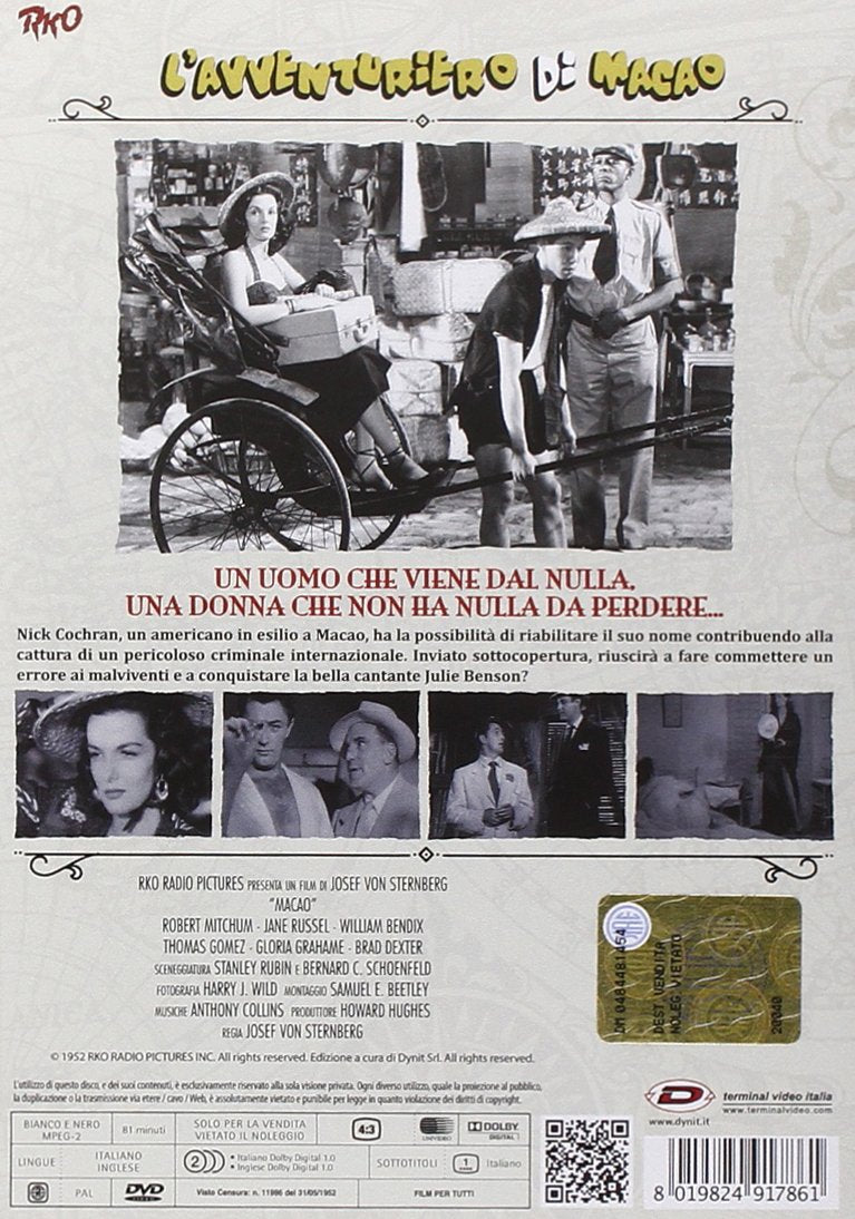 L'Avventuriero Di Macao (1952