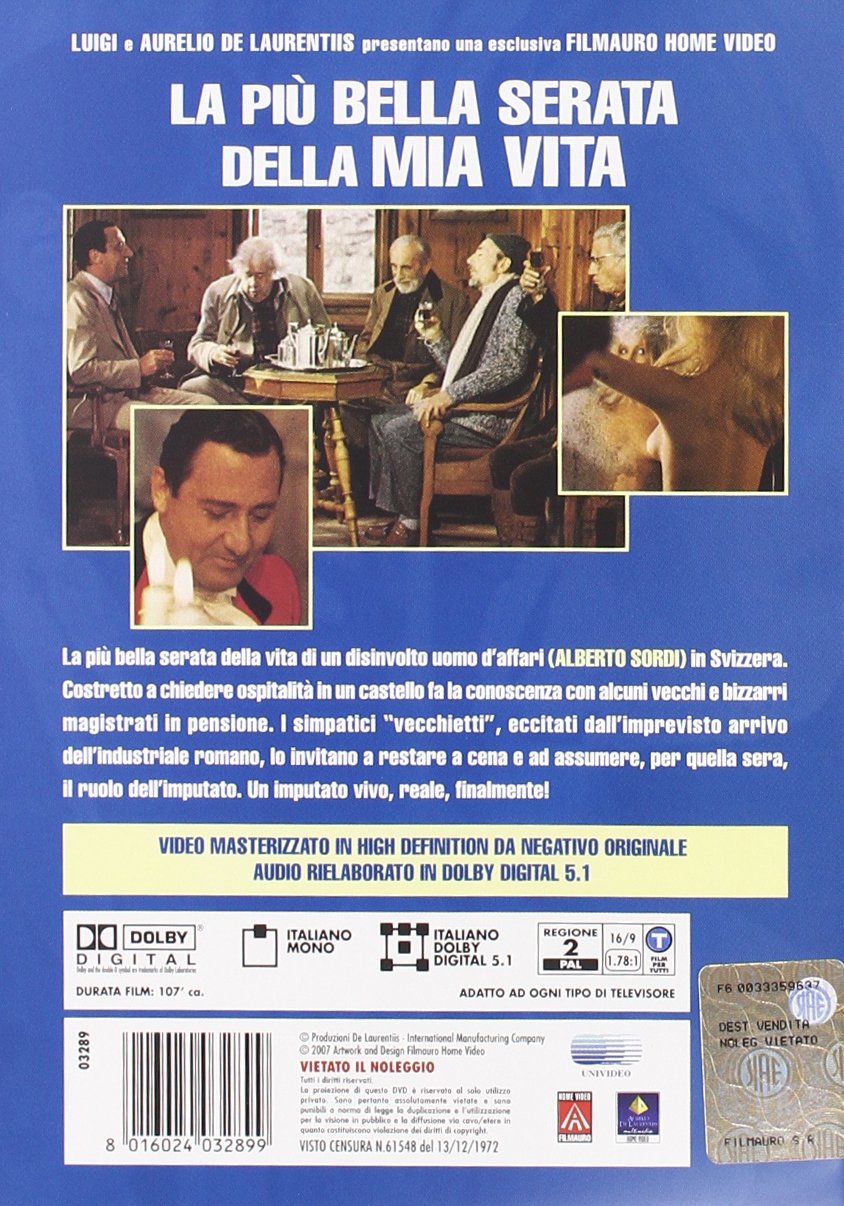La Piu' Bella Serata Della Mia Vita