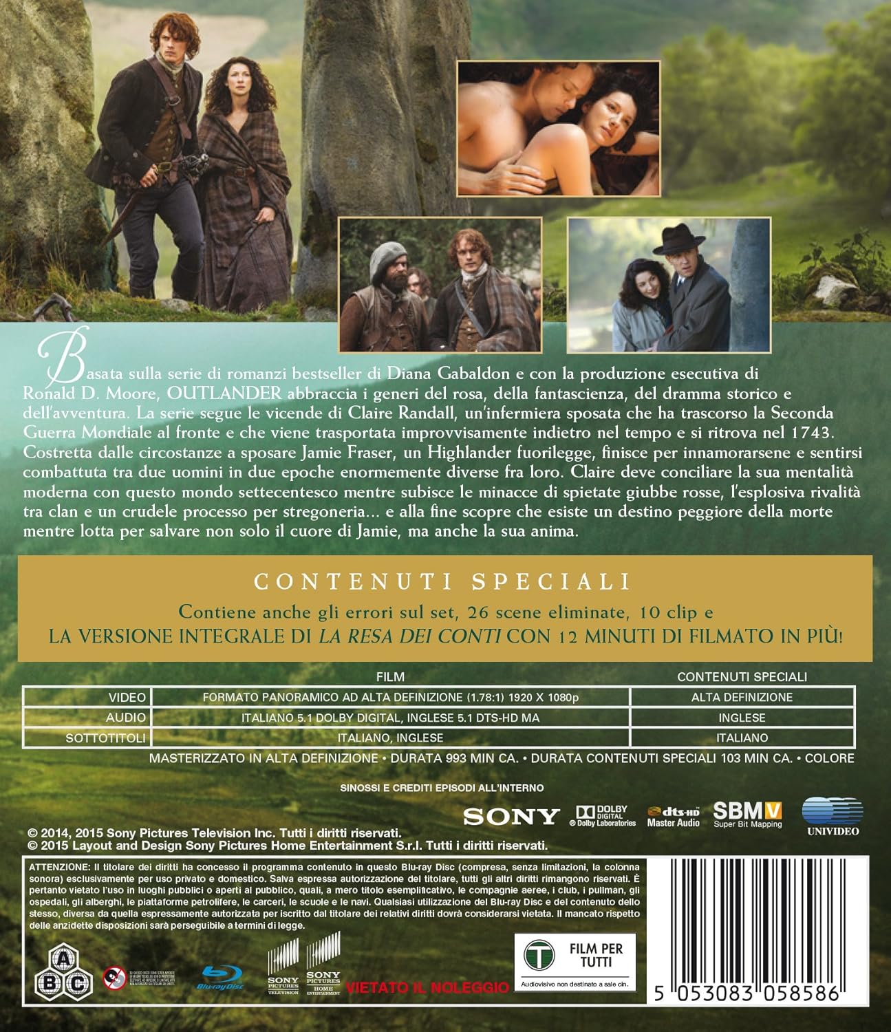 Outlander - Stagione 01 (5 Blu-Ray) - (Italian Import)