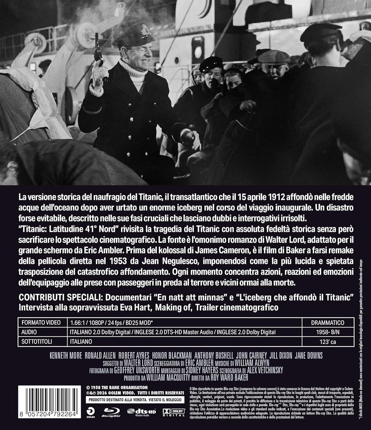 Titanic Latitudine 41 Nord (Blu-Ray Mod) - (Italian Import)