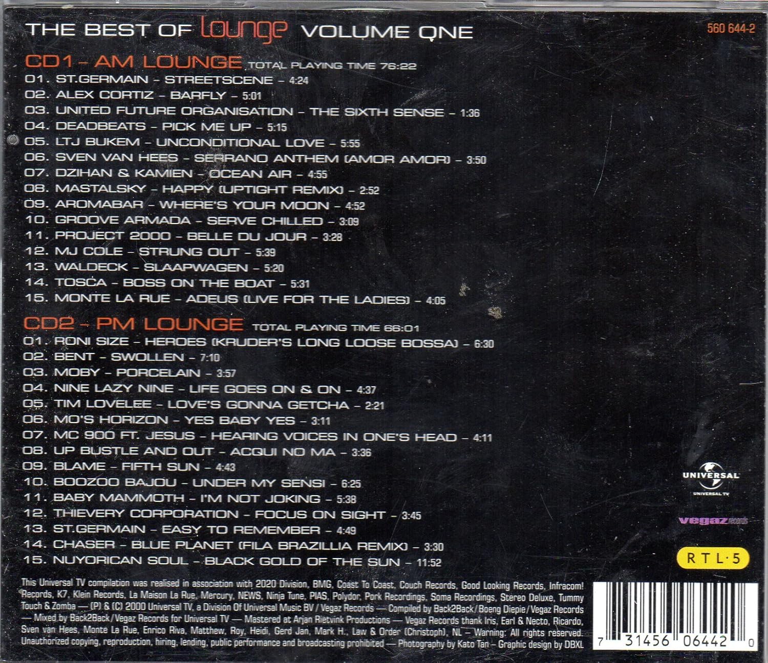 v/a - The Best of Lounge Volume one