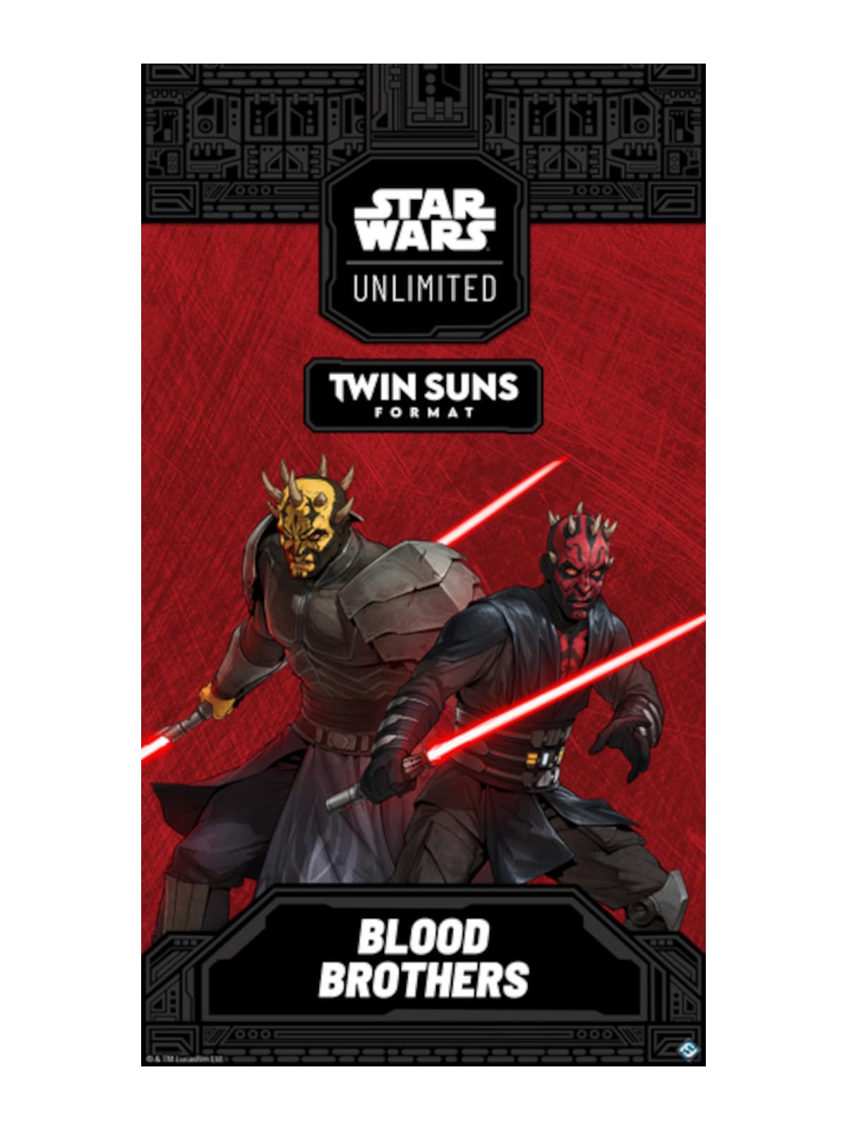 Asmodee | Star Wars: Unlimited TCG | Blood Brothers: Maul and Savage Opress Twin Suns Deck | Prebuilt 80-Card Multiplayer Deck | Age 12+ | 3 to 4 Players | 20 Min