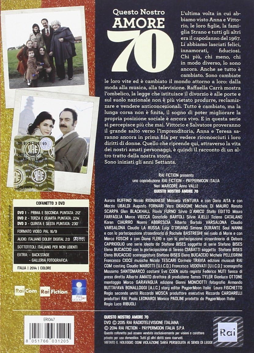 Questo Nostro Amore 70 (Box 3 Dvd