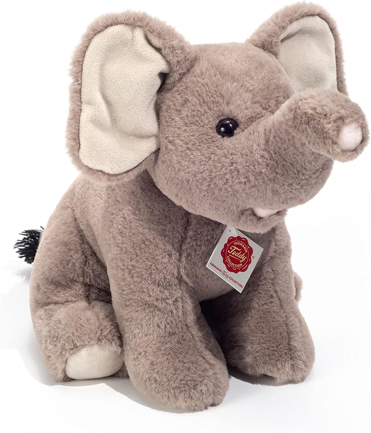 Teddy Hermann 90743 Elephant sitting 25 cm, cuddly toy
