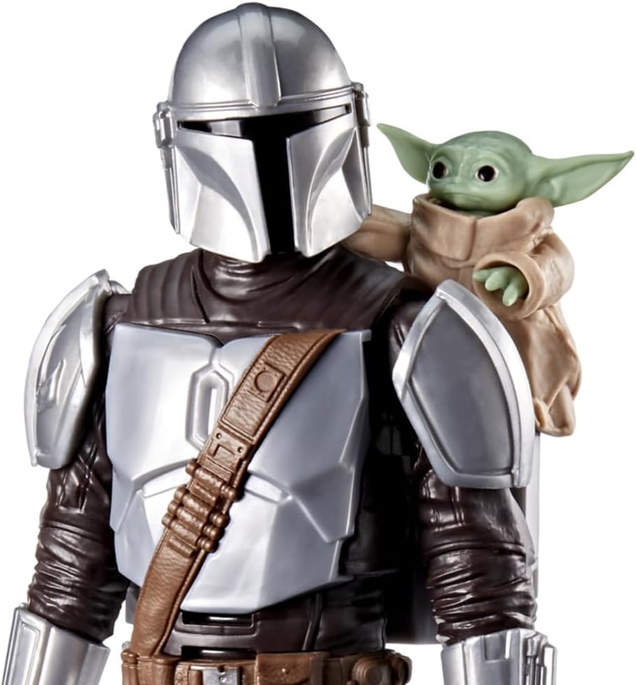Star Wars The Mandalorian & Grogu Bounty Blaster, 28-cm Action Figure with Sound Effects, Interactive Toys for Boys & Girls Ages 4+