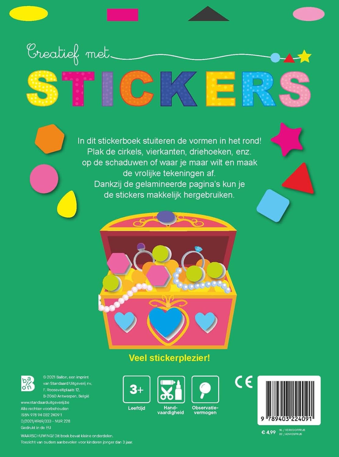 Standaard Uitgeverij - Creatief met Stickers - Slak