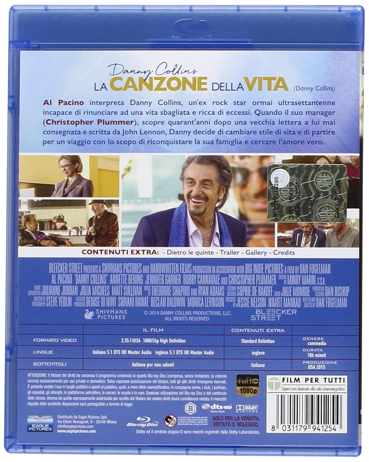 La Canzone Della Vita - Danny Collins