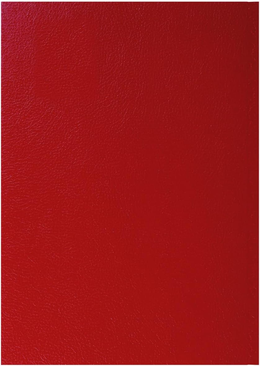 2026-2027 Mid/Academic Year Planner - 13 Month A4 Day-to-Page with Appointments - Collins Debden Desk Diary Red (44M.15-2627