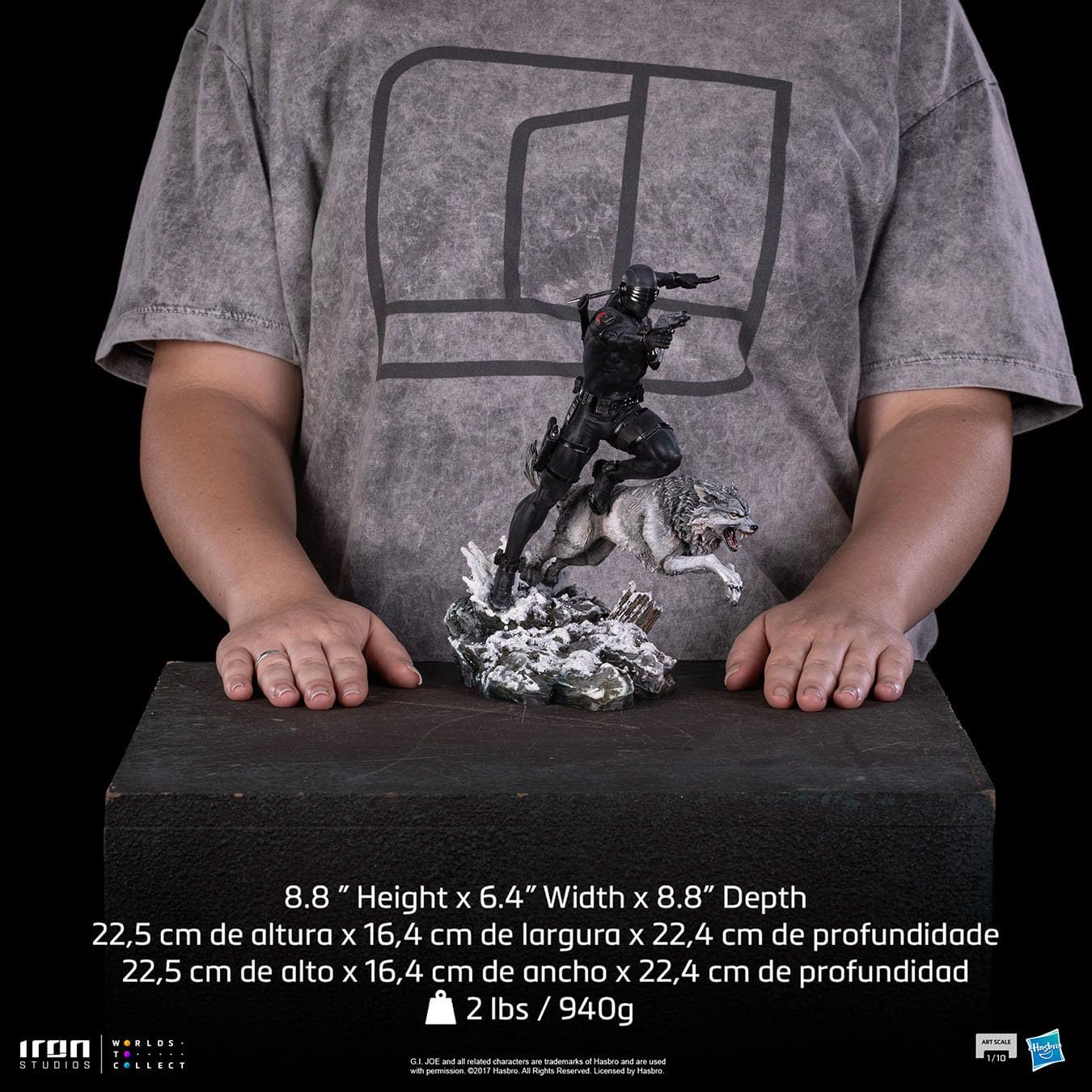 G.I Joe - Art Scale 1/10 - Snake Eye Statue