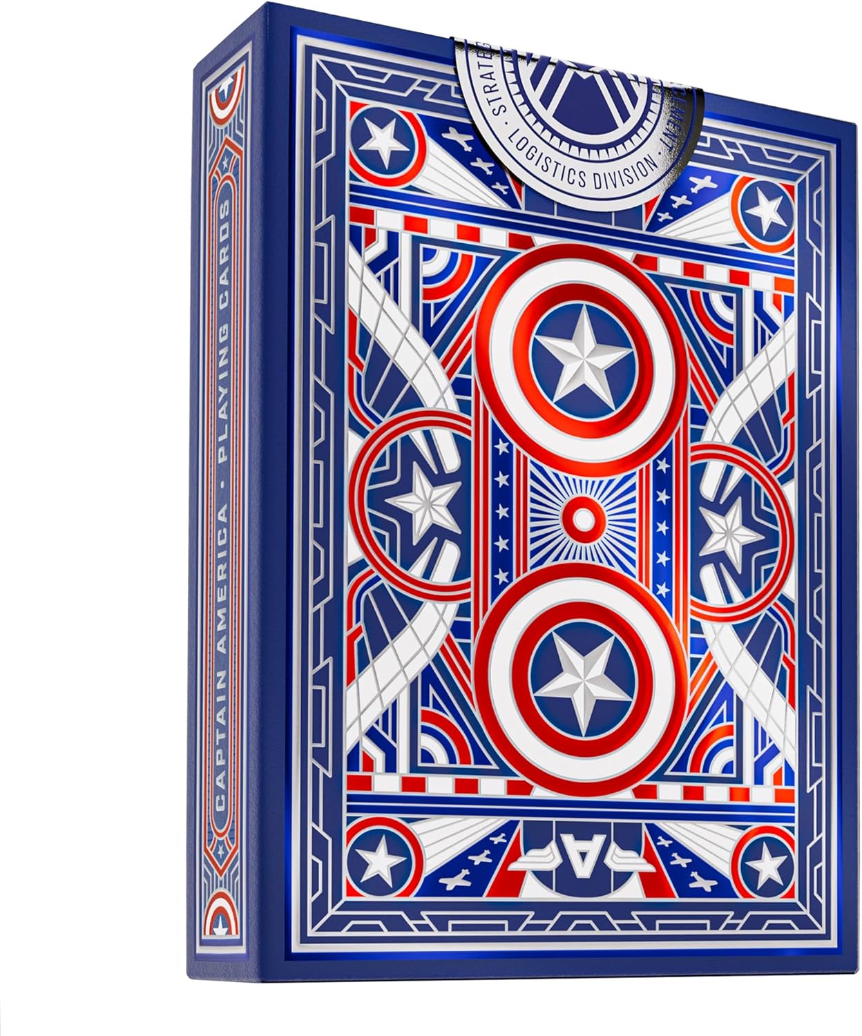 theory11 Captain America Playing Cards, Premium Cards, Poker Size Standard Index, Luxury Cards