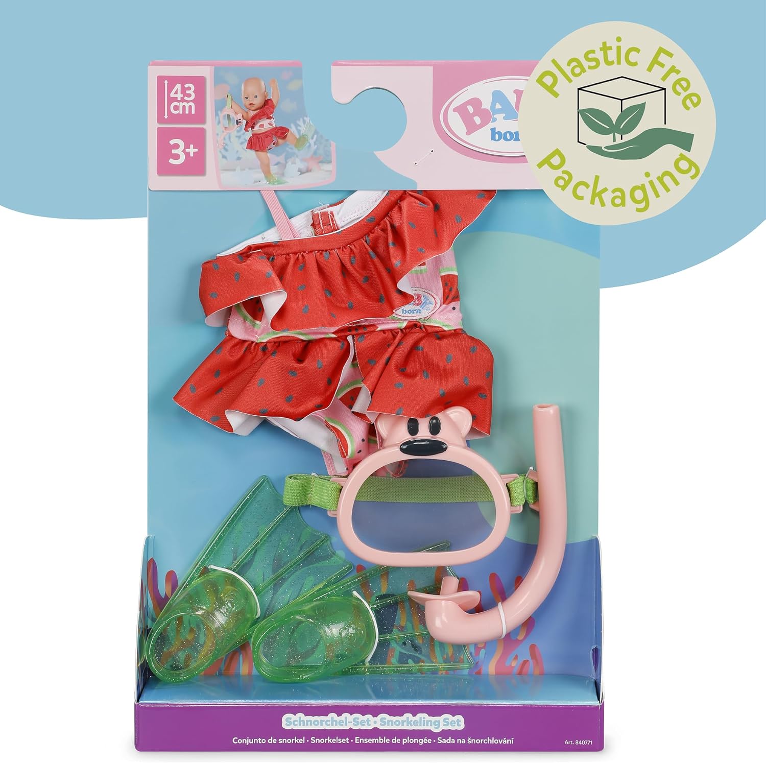 Baby Born - Snorkeling Set 43Cm (840771)