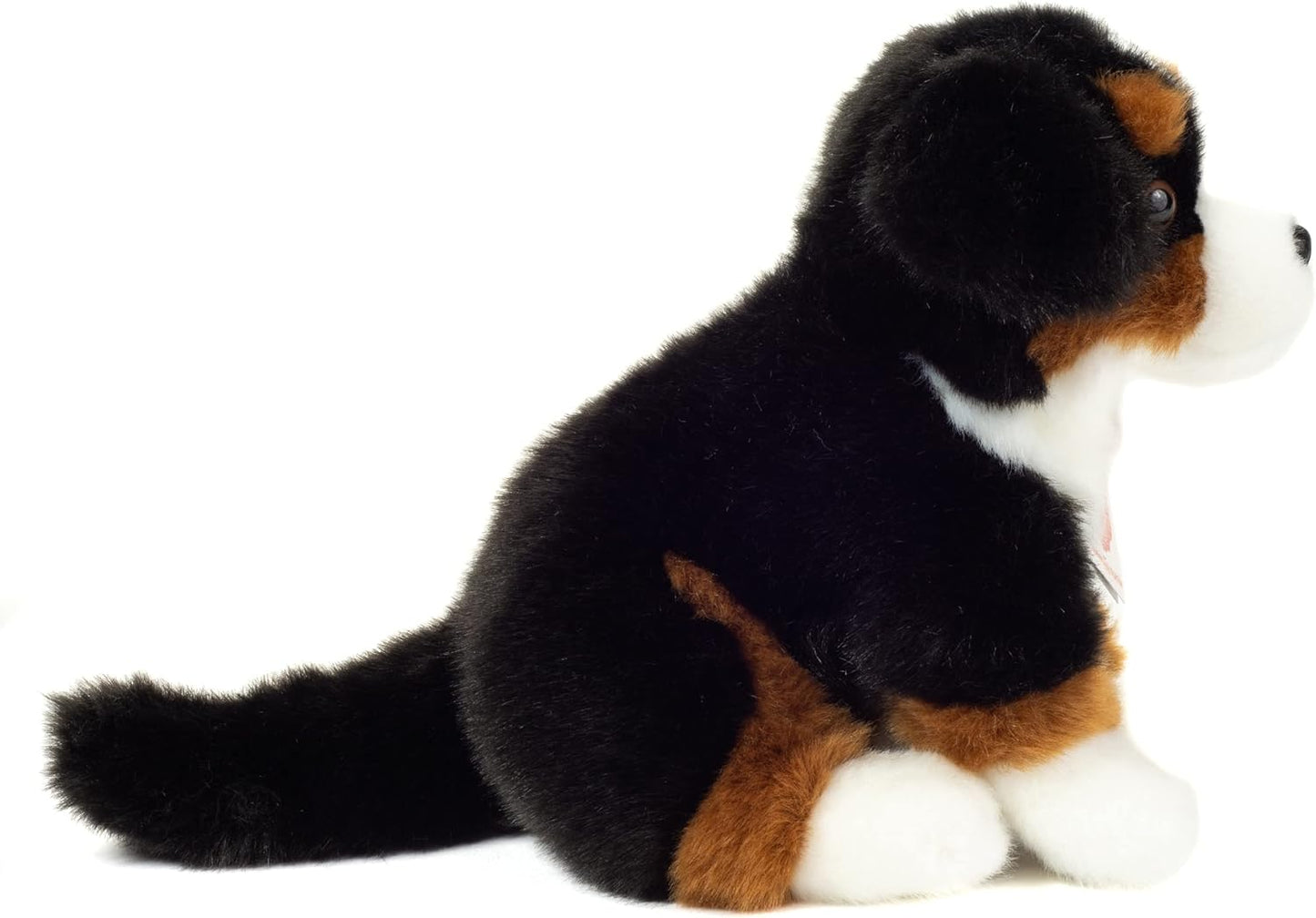 Teddy Hermann 91972 Berner Sennenhond zittend 21 cm, knuffeldier, pluche dier met gerecyclede vulling