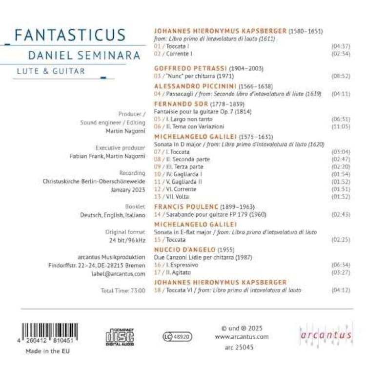 Daniel Seminara: Fantasticus