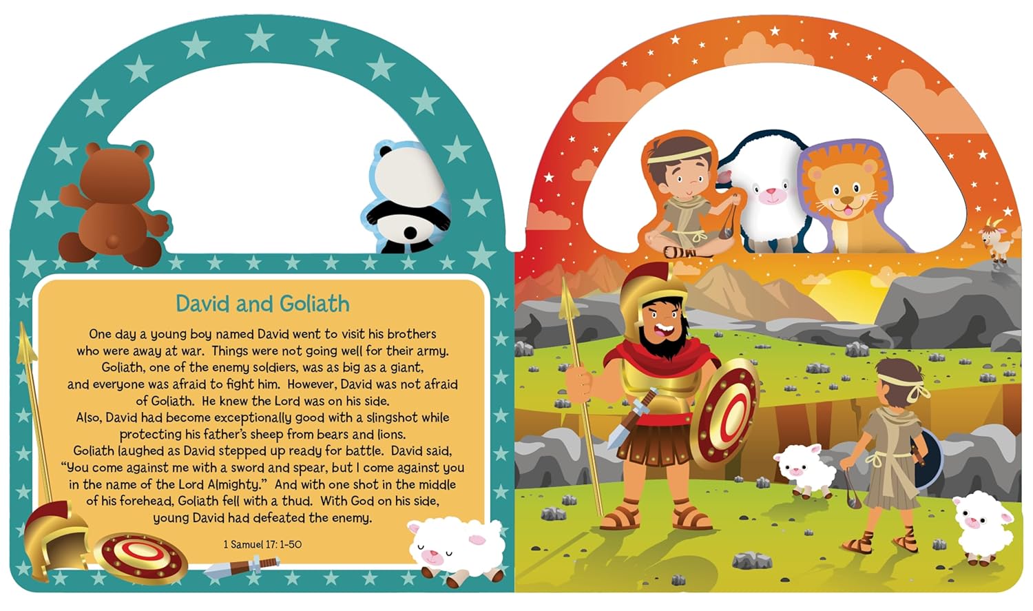 Carry Along First Bible Stories for Boys (Board Book) — Toddler Bible Storybook with Handle, Faith-Based Gift for Boys