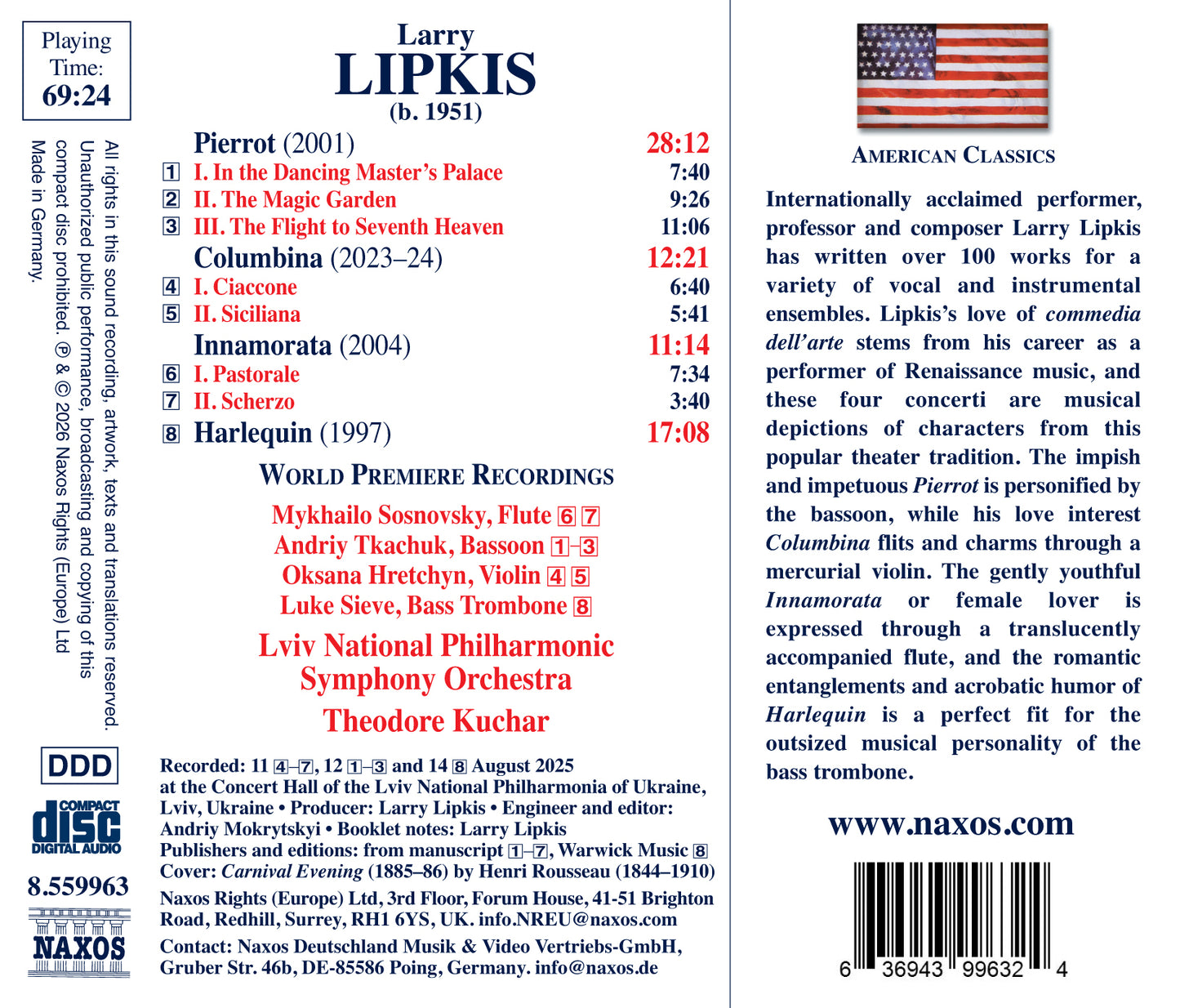 Larry Lipkis: Pierrot and Friends