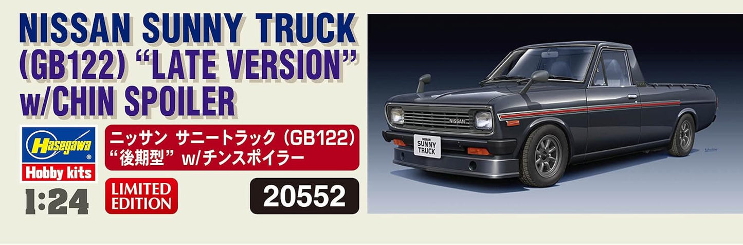 Hasegawa - 1/24 Nissan Sunny Truck Gb122 Mit Spoiler