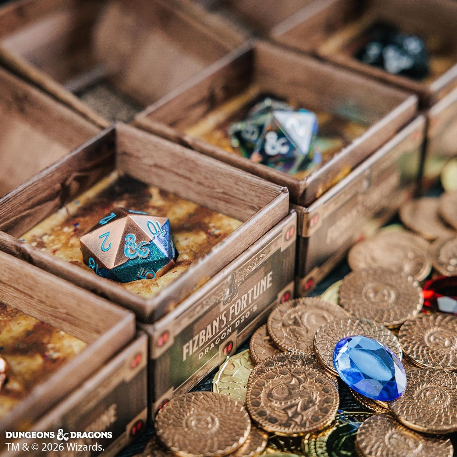 Dungeons & Dragons Blind Mystery Box Dice Fizban`S Treasure D20 25 Mm