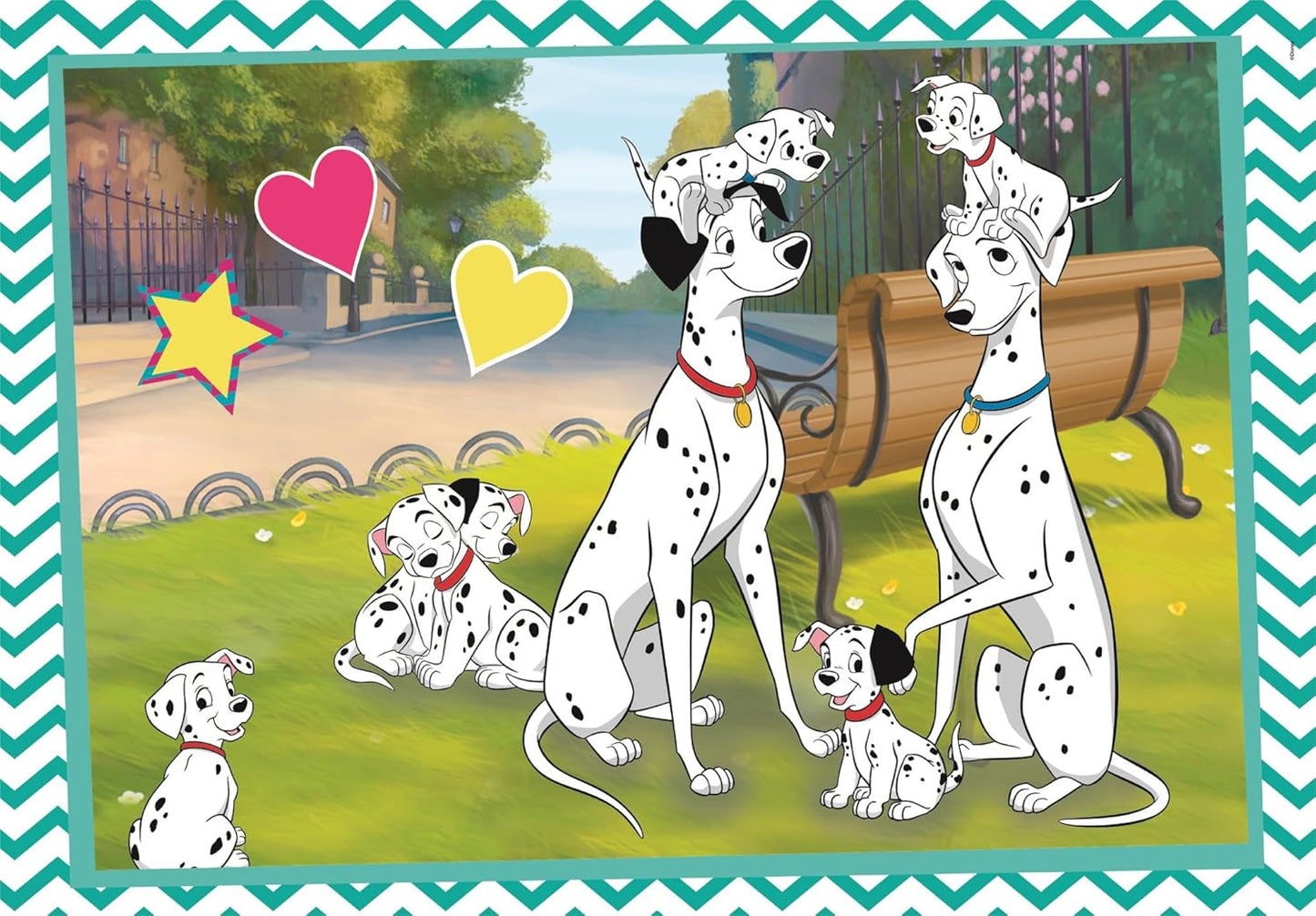 Clementoni Disney Classics Kinder Puzzle 2 x 60 Teile - Disney Puzzle 27 x 19 cm für Kinder ab 4 Jahre - Geschicklichkeitsspiel von Clementoni 24836
