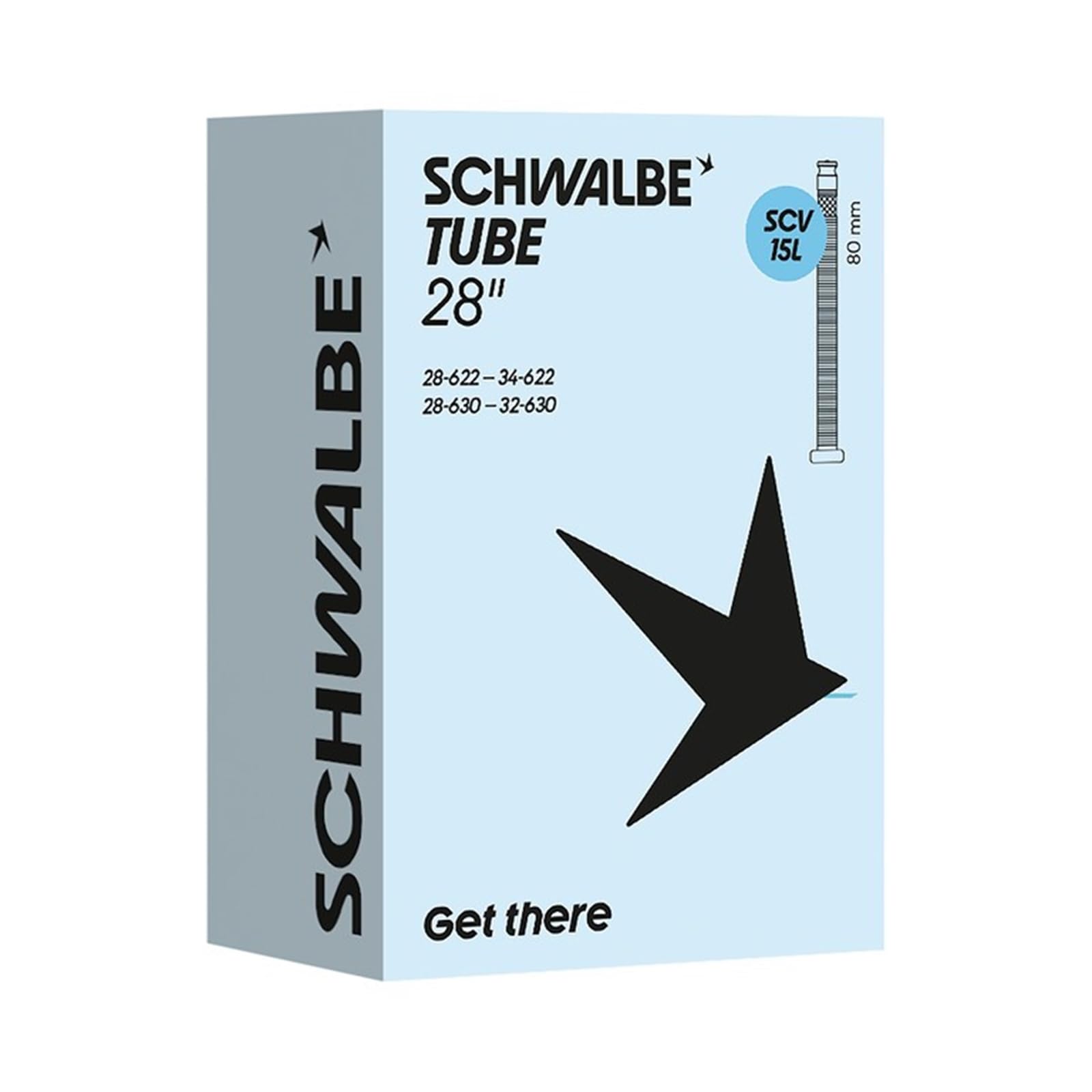 Schwalbe Fahrradschlauch SCV15L 28/34-622/630 IB 80mm