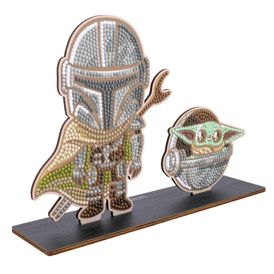 Mandalorian & Grogu Crystal Art Duo Buddies Xl