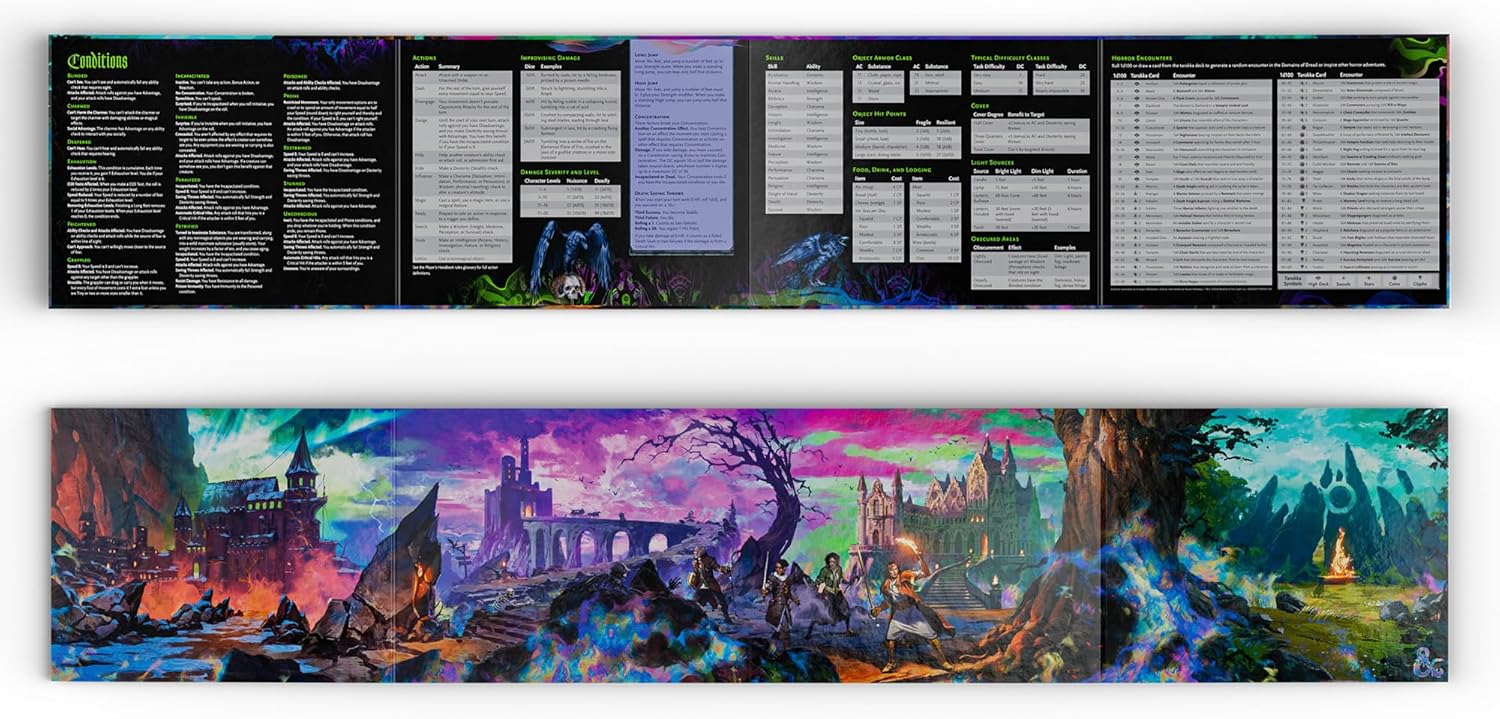 Dungeons & Dragons Ravenloft: The Horrors Within - Dungeon Master's Screen (DM Screen) | D&D Accessories