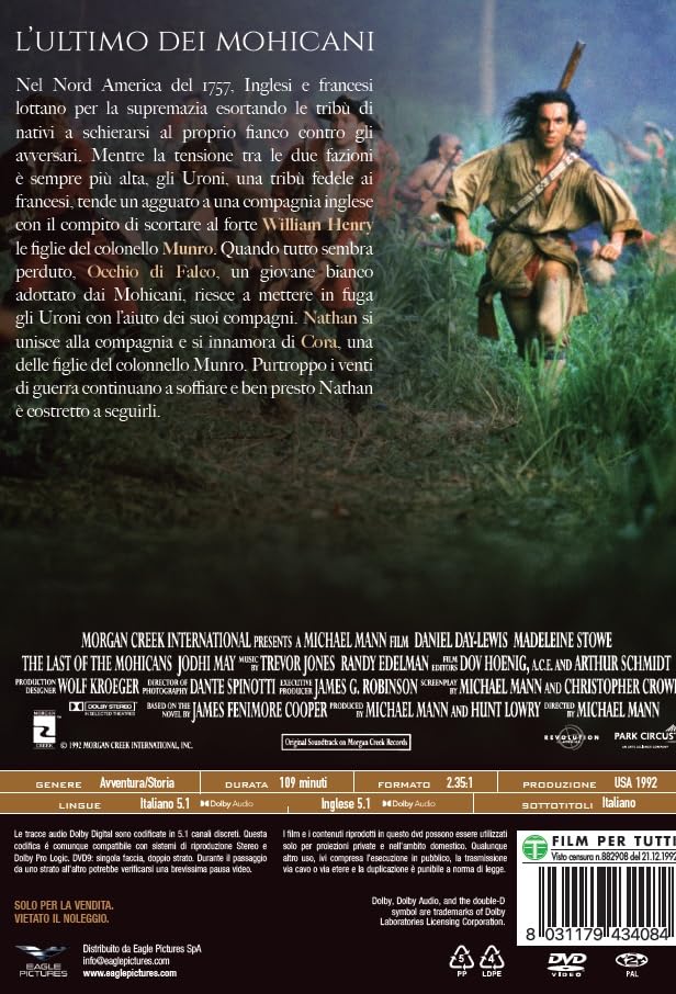 L'Ultimo Dei Mohicani