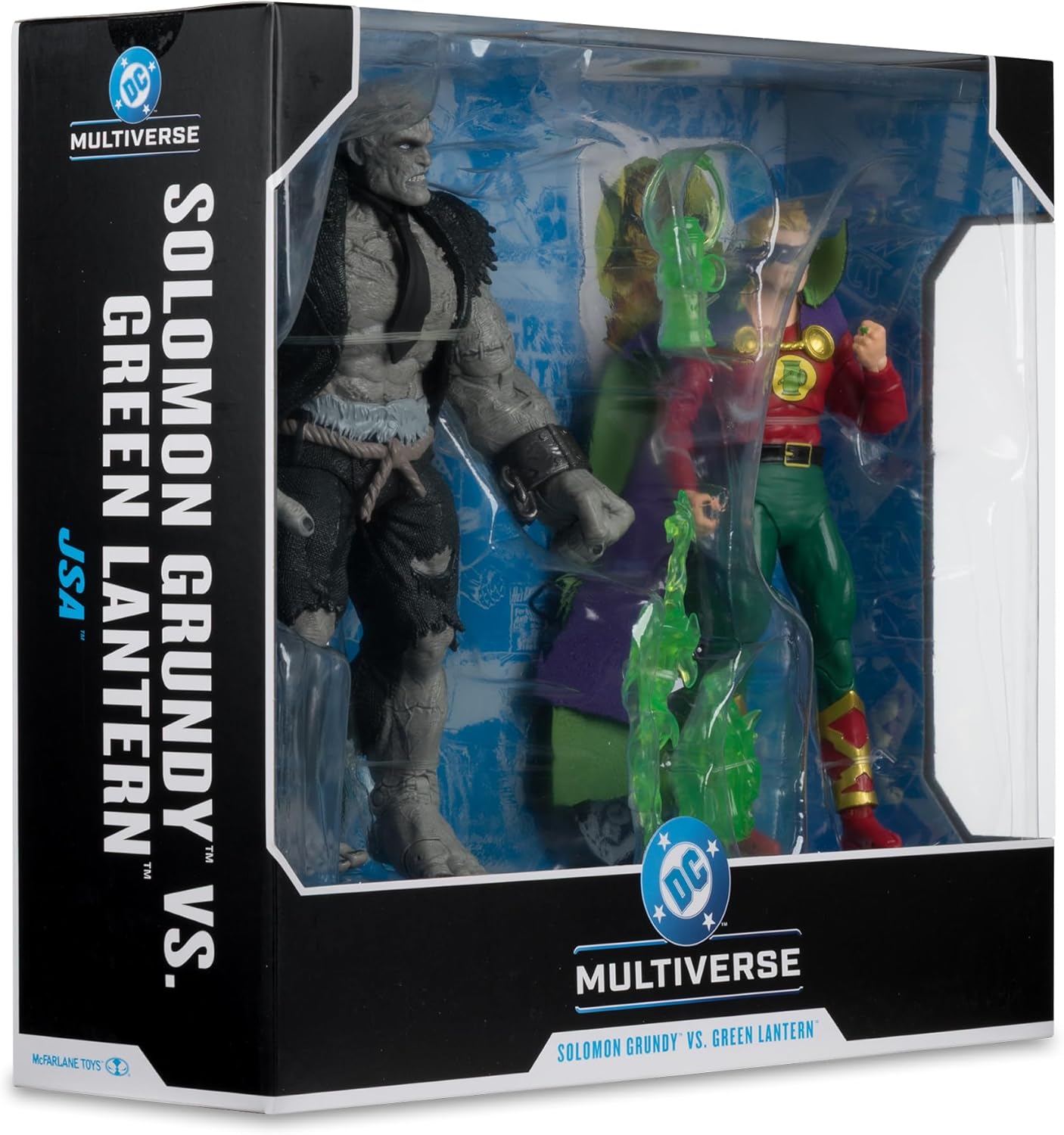McFarlane Toys- DC Multiverse Solomon Grundy vs Green Lantern (JSA) 7in Figure and Mega Figure 2 Pack