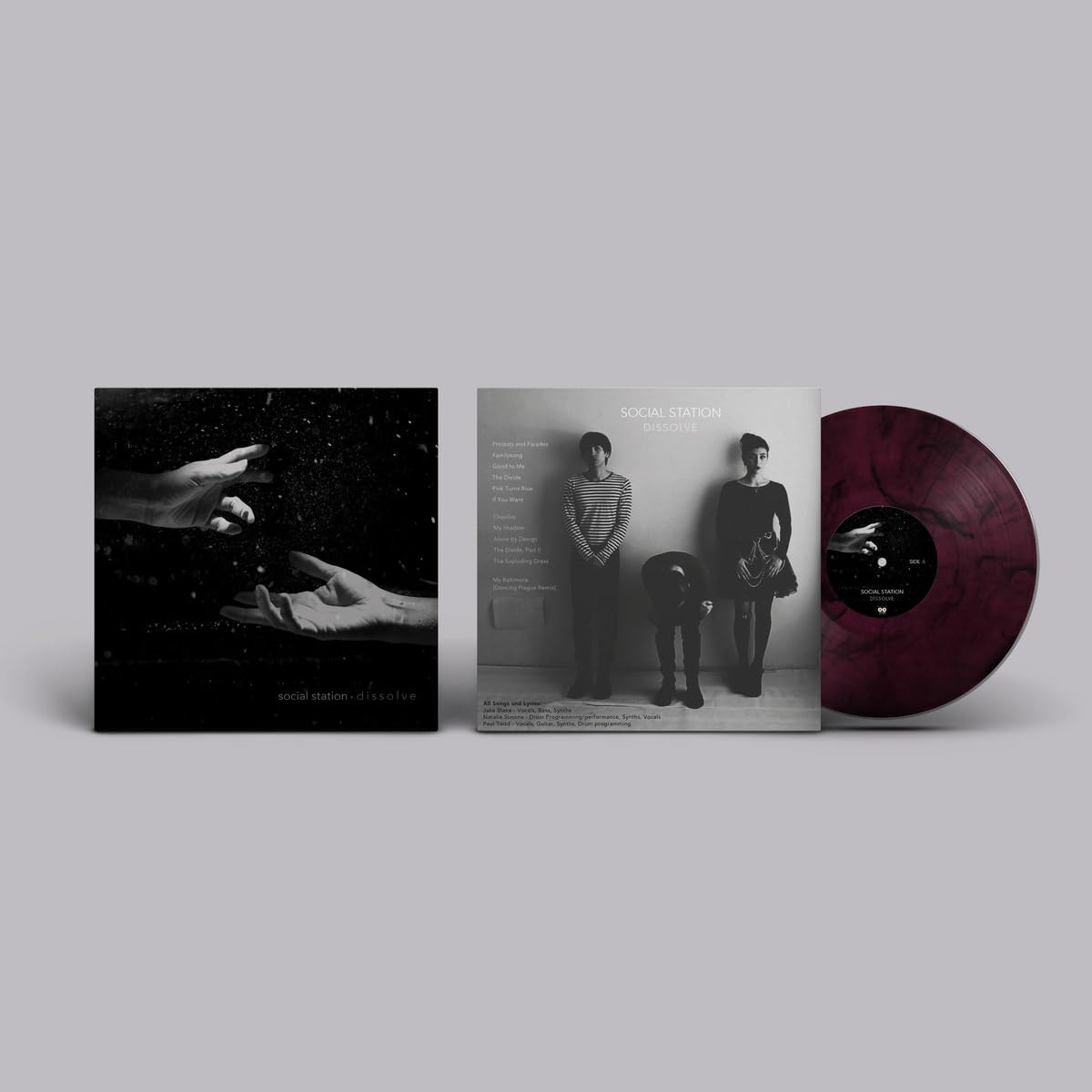 Social Station - Dissolve (Transparent/Magenta Marble Vinyl)