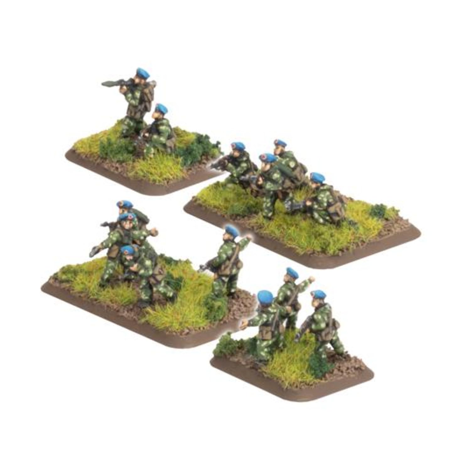 Team Yankee Soviet Air Assault Platoon: 16 Miniatures, Ages 120+, Unpainted, Unassembled, Classic Style, For Team Yankee / Flames of War: WWIII Game