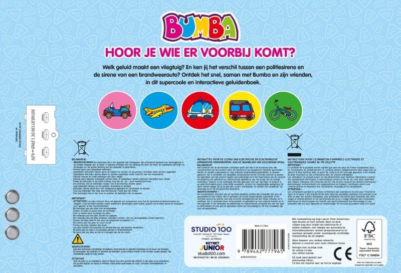 Bumba Geluidenboek - Voertuigen